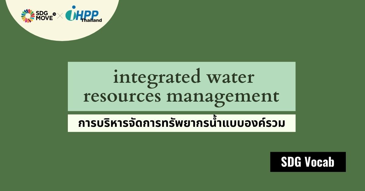 SDG Vocab | 18 – Integrated Water Resources Management – การบริหารจัดการทรัพยากรน้ำแบบองค์รวม (IWRM)
