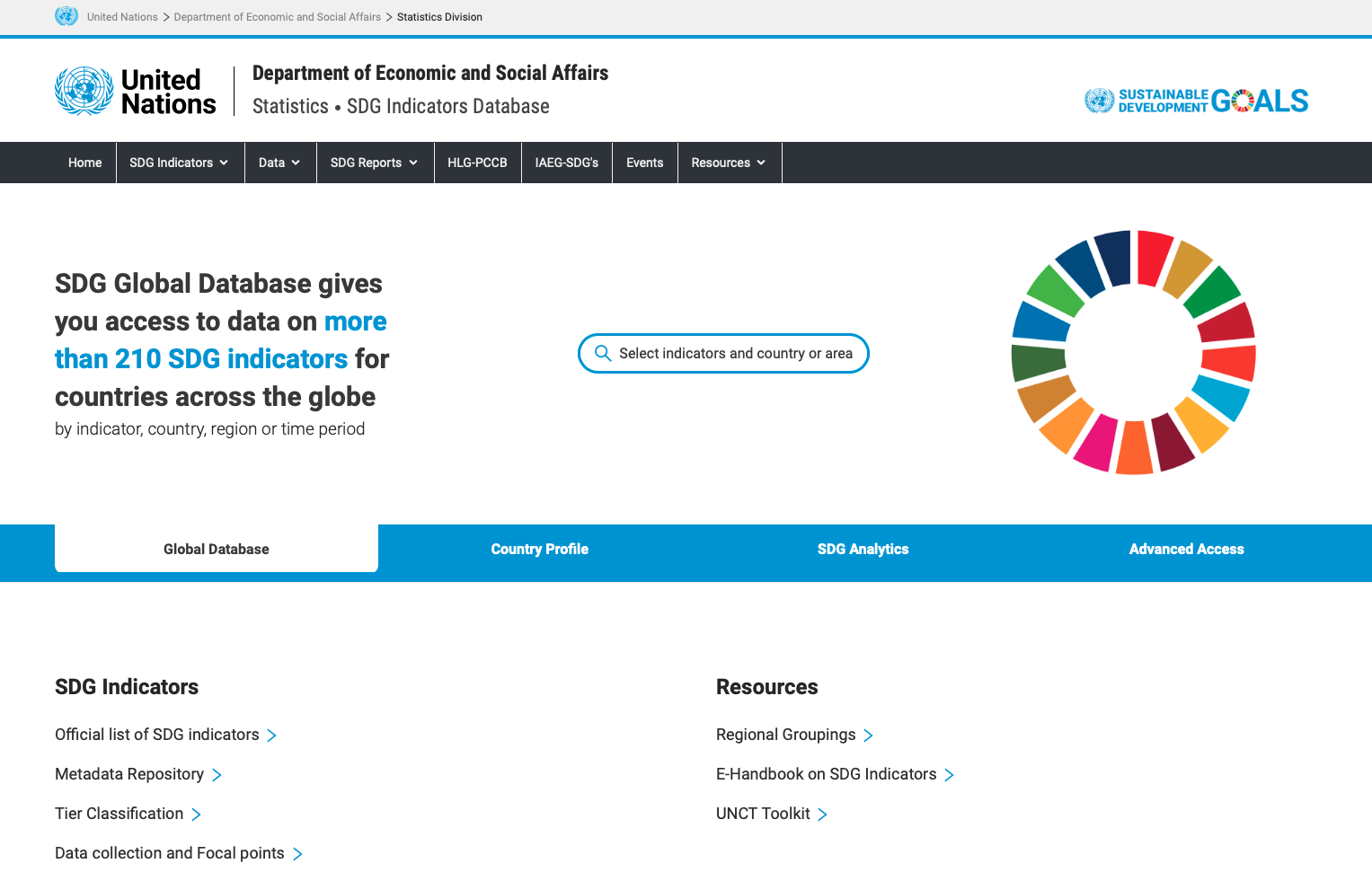 'Global SDG Indicators Data Platform' แพล็ตฟอร์มใหม่เพื่อติดตาม