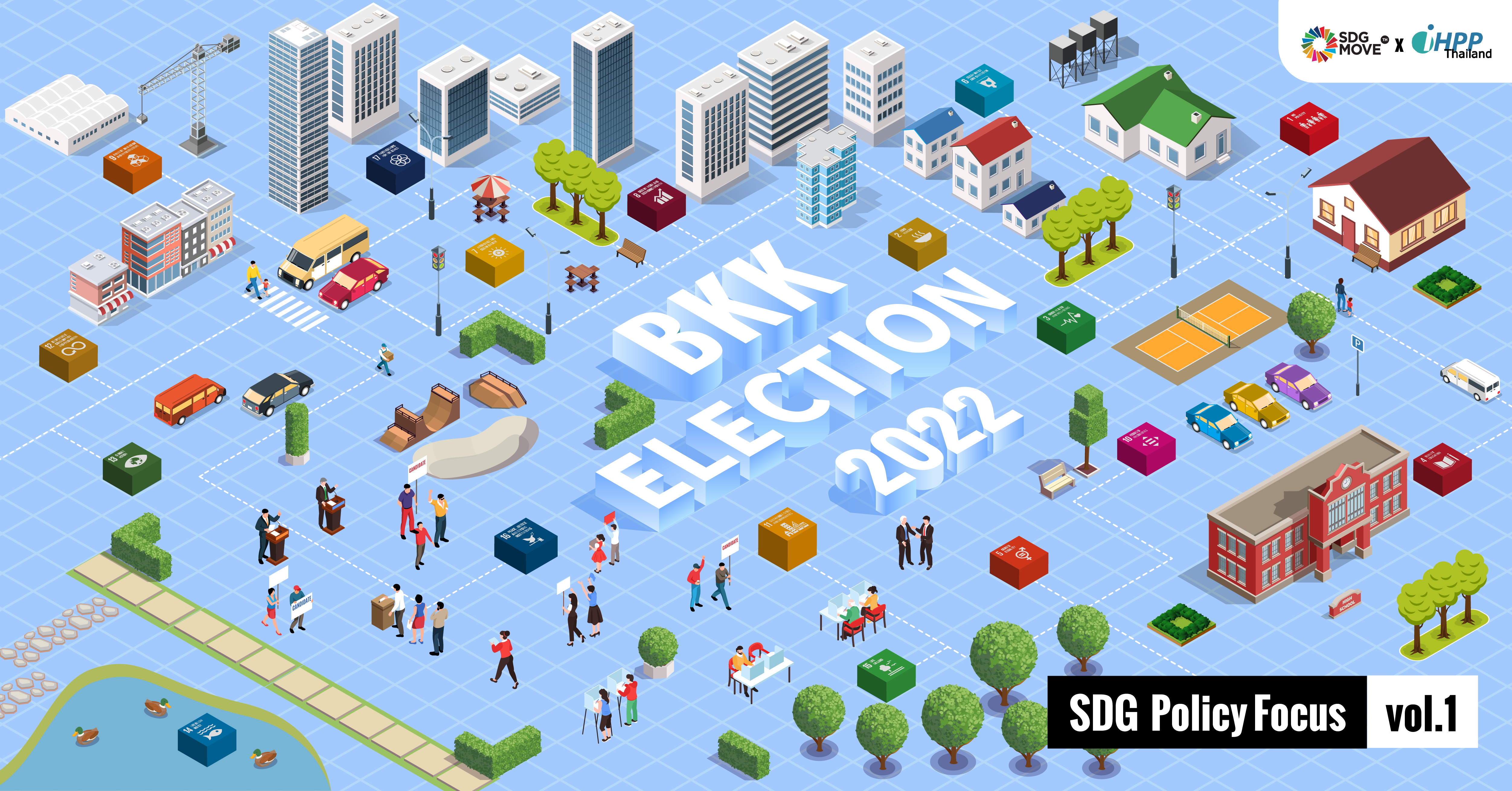 SDG Policy Focus | BKK Election 2022: นโยบายผู้สมัครผู้ว่าฯ กทม. กับเป้าหมายการพัฒนาที่ยั่งยืน (SDGs)